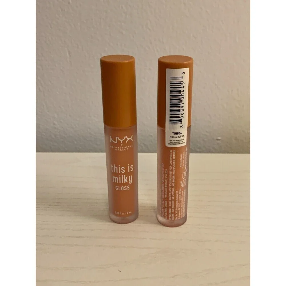 2X Set NYX Professional Makeup This Is Milky Gloss MILK & HUNNY Lip Gloss New